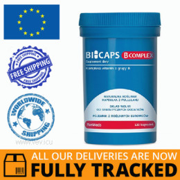 BIOCAPS B COMPLEX 120 CAPS - MADE IN POLAND - FREE SHIPPING 