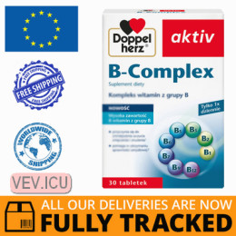 Doppelherz aktiv B-Complex, 30 tablets — Made in Germany — Free Delivery 