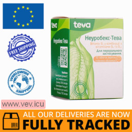 Neurobeks-Teva 90 tablets — Made in Czech Republic — Free Delivery