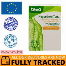 Neurobex-Teva 180 tablets — Made in Czech Republic — Free Delivery