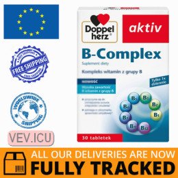 Doppelherz aktiv B-Complex, 30 tablets — Made in Germany — Free Delivery 