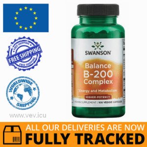 SWANSON BALANCE B 200 100 CAPS - MADE IN USA - FREE SHIPPING 