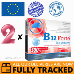 2 x B12 FORTE BIO-COMPLEX 30 CAPS - MADE IN POLAND - FREE SHIPPING 2 x B12 FORTE BIO-COMPLEX 30 CAPS - MADE IN POLAND - FREE SHIPPING