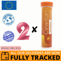 Cevitan, Vitamin C 1000, 2p x 15 effervescent tablets — Made in Poland — Free Delivery