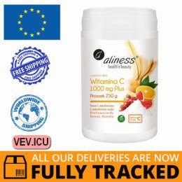 Aliness Vitamin C 1000mg Plus powder 250g — Made in Poland — Free Delivery