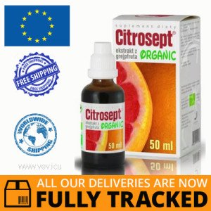 CITROSEPT ORGANIC DROPS 50ML - MADE IN POLAND- FREE SHIPPING