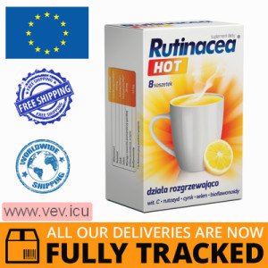 Rutinacea Hot 8 sachets — Made in Poland by Aflofarm — Free Delivery