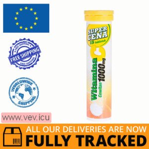 Vitamin C 1000 mg Cewitan, 15 tablets — Made in Poland — Free Delivery