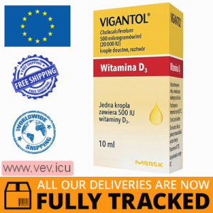 Vigantol 20.000 IU, oral drops 10ml — Made in Germany — Free Delivery