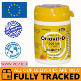 Oriovit-D 1000 IU, 100 tablets — Made in Finland — Free Delivery