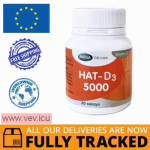 Nat-D3 5000, 30 capsules — Made in Australia — Free Delivery