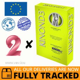 2 x KINON D3 VITAMIN K2 MK 7 + D3 30 TABLETS — MADE IN POLAND — FREE SHIPPING