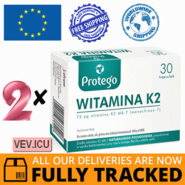 Protego Vitamin K2 2p x 30 capsules — Made in Poland — Free Delivery