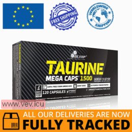 Olimp Taurine 1500 Mega Caps, 120 capsules — Made in Poland — Free Delivery