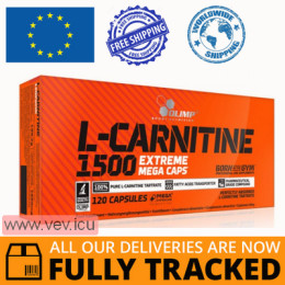 Olimp L-Carnitine 1500 Extreme Mega Caps, 120 capsules — Made in Poland — Free Delivery