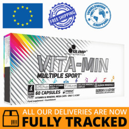 VITA-MIN MULTIPLE SPORT 60 CAPS - MADE IN POLAND - FREE SHIPPING