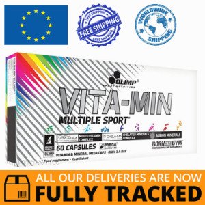 VITA-MIN MULTIPLE SPORT 60 CAPS - MADE IN POLAND - FREE SHIPPING