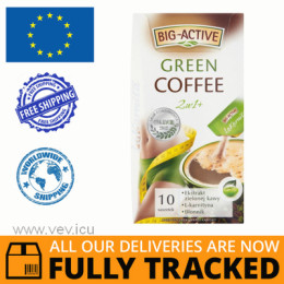 BIG ACTIVE GREEN COFFEE LA KARNITA 2w1, 120G- MADE IN POLAND - FREE SHIPPING