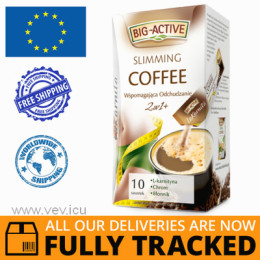 BIG ACTIVE SLIMMING COFFEE LA KARNITA 2w1, 120G- MADE IN POLAND - FREE SHIPPING