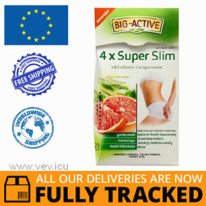 BIG-ACTIVE 4 x SUPER SLIM, FUNCTIONAL TEA 20 SACHETS - MADE IN POLAND - FREE SHIPPING