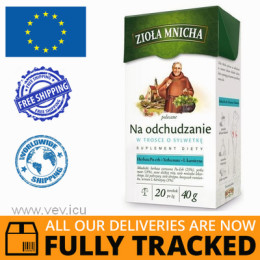 HERBS MNICHA - TEA FOR WEIGHT LOSS 20 SACHETS - MADE IN POLAND - FREE SHIPPING