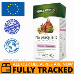 HERBS MNICHA - TEA FOR INTESTINAL FUNCTION 20 SACHETS - MADE IN POLAND - FREE SHIPPING