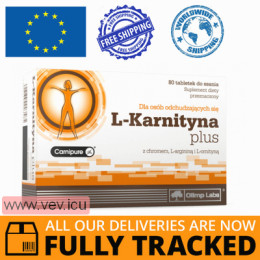 Olimp L-Carnitine Plus, 80 lozenges — Made in Poland — Free Delivery