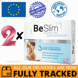 2 x BE SLIM AQUAMINUM 30 TABS - MADE IN POLAND - FREE SHIPPING 