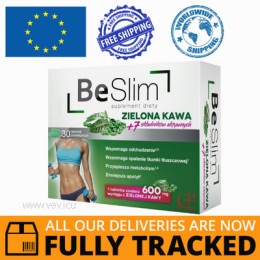 BE SLIM GREEN COFFEE 30 TABS - MADE IN POLAND - FREE SHIPPING 