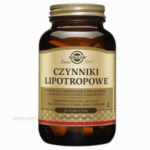 SOLGAR LIPOTROPIC FACTORS 50 TABS - MADE IN USA - FREE SHIPPING