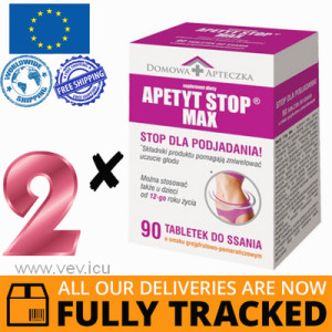 2 x APPETITE STOP MAX 90 TABS - MADE IN POLAND - FREE SHIPPING 2 x APPETITE STOP MAX 90 TABS - MADE IN POLAND - FREE SHIPPING