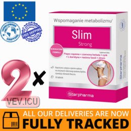 SlimStrong, 2p x 30 tablets — Made in Poland — Free Delivery