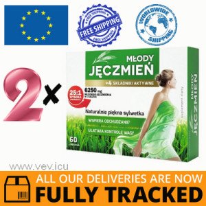 2 x YOUNG BARLEY 60 TABS - MADE IN POLAND - FREE SHIPPING 2 x YOUNG BARLEY 60 TABS - MADE IN POLAND - FREE SHIPPING