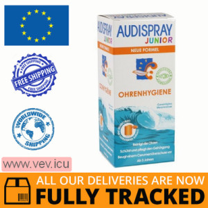 Audispray Junior, Ear Hygiene Spray, 25ml — Made in Switzerland — Free Delivery Audispray Junior, Ear Hygiene Spray, 25ml — Made in Switzerland — Free Delivery