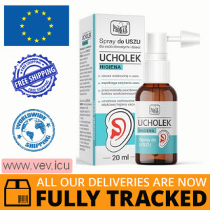 Ucholek Higiena, ear spray, 20ml — Made in Poland — Free Delivery