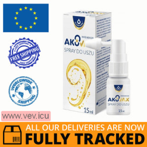 Akuvax, ear spray, 15 ml — Made in Poland — Free Delivery