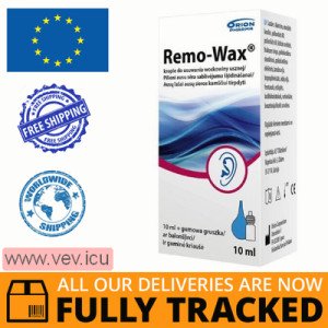 Remo-Wax Ear Drops 10 ml — Made in Finland — Free Delivery