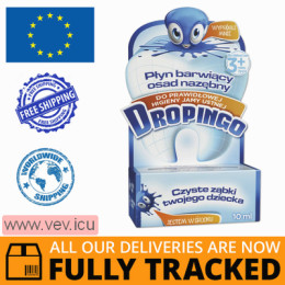 Dropingo, plaque staining fluid, 10ml — Made in Poland by Aflofarm — Free Delivery