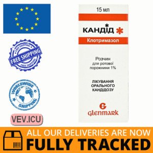 Candid oral solution 1%, 15 ml — Made in India by Glenmark — Free Delivery