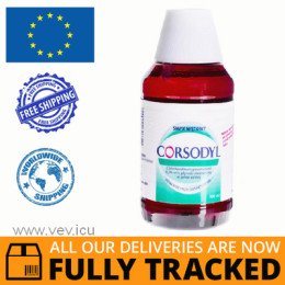 Corsodyl 0.2% Mouthwash 300ml — Made in Poland — Free Delivery