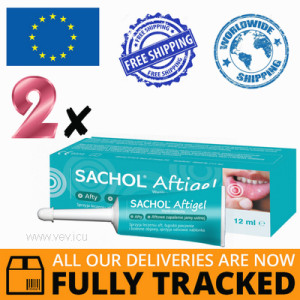 2 x SACHOL AFTIGEL 12ML — MADE IN CANADA — FREE SHIPPING