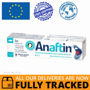 Anaftin Aphthous Gel, 8ml — Made in Germany by Berlin Chemie — Free Delivery