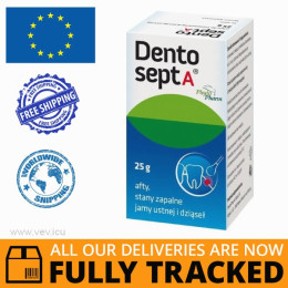 Dentosept A,  Liquid 25g — Made in Poland — Free Delivery