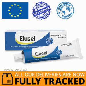 ELUGEL DENTAL GEL REDUCING PLAQUE 40ML - MADE IN FRANCE - FREE SHIPPING