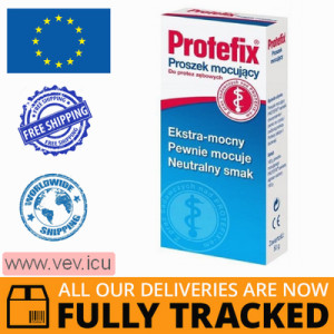 Protefix, fixing powder for dentures, extra-strong, neutral taste, 50g — Made in Germany — Free Delivery