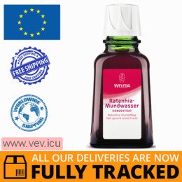 Weleda Ratanhia-Mundwasser, 50ml — Made in Germany — Free Delivery