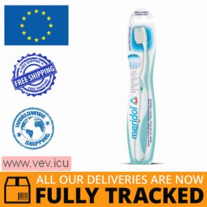 Meridol, toothbrush, soft, 1 piece — Made in Poland — Free Delivery