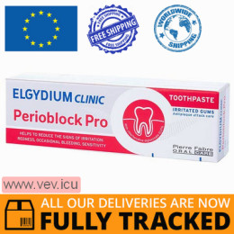 Elgydium Clinic Perioblock Pro, toothpaste, 50 ml — Made in Poland — Free Delivery