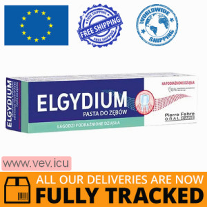 Elgydium, toothpaste for irritated gums, 75 ml — Made in Poland — Free Delivery