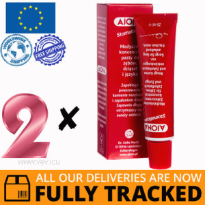 2 x AJONA STOMATICUM PASTE CONCENTRATE 25ML — MADE IN GERMANY — FREE SHIPPING